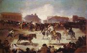 Francisco Jose de Goya A Village Bullfight oil painting artist